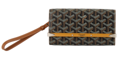 Wristlet, Canvas, Brown, IDC02019, B, 3*
